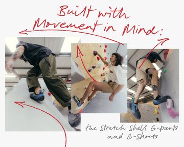 Built with Movement in Mind: the Stretch Shell G-Pants and G-Shorts