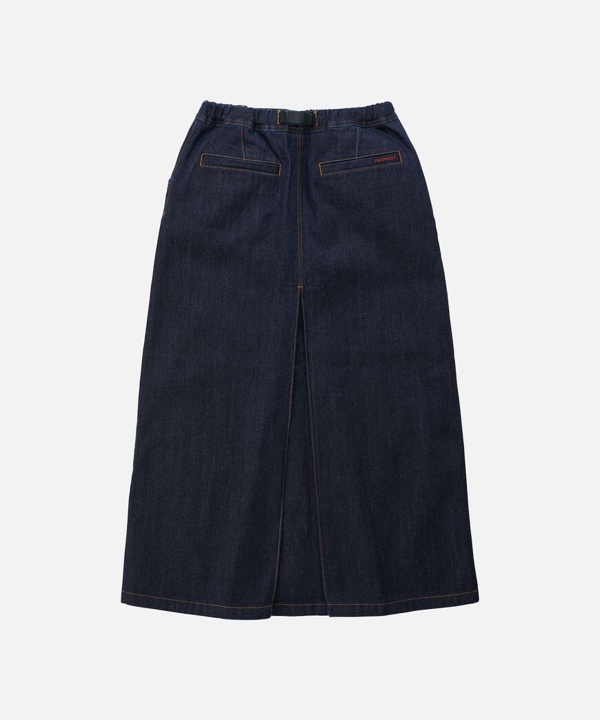 JAPANESE DENIM SKIRT,INDIGO, large image number 1