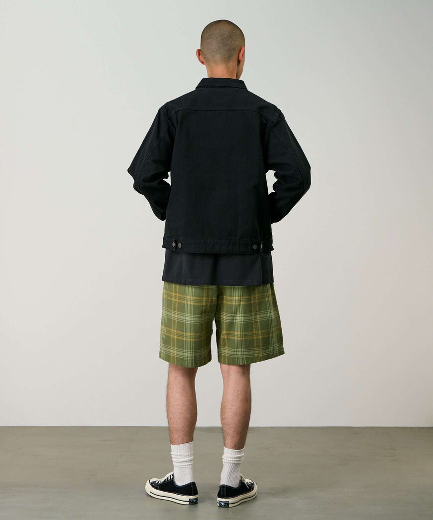 HEMP G-SHORT PLAID,PLAID, large image number 4