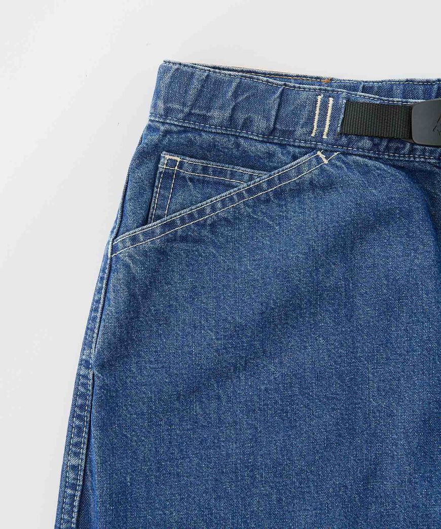 SUTTER DENIM SKIRT,RINSED INDIGO, large image number 5