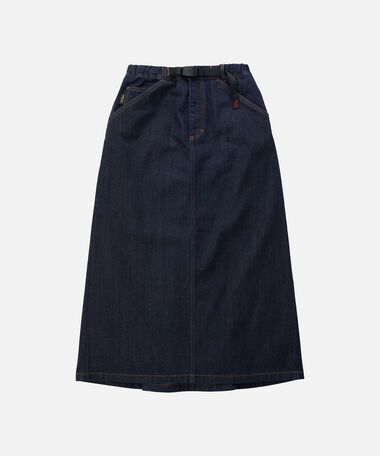 JAPANESE DENIM SKIRT,INDIGO, medium