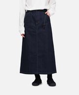 JAPANESE DENIM SKIRT,INDIGO, small image number 5
