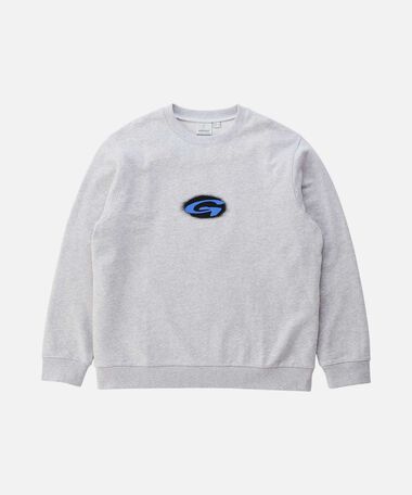 G-BLUR SWEATSHIRT,BLUE, medium