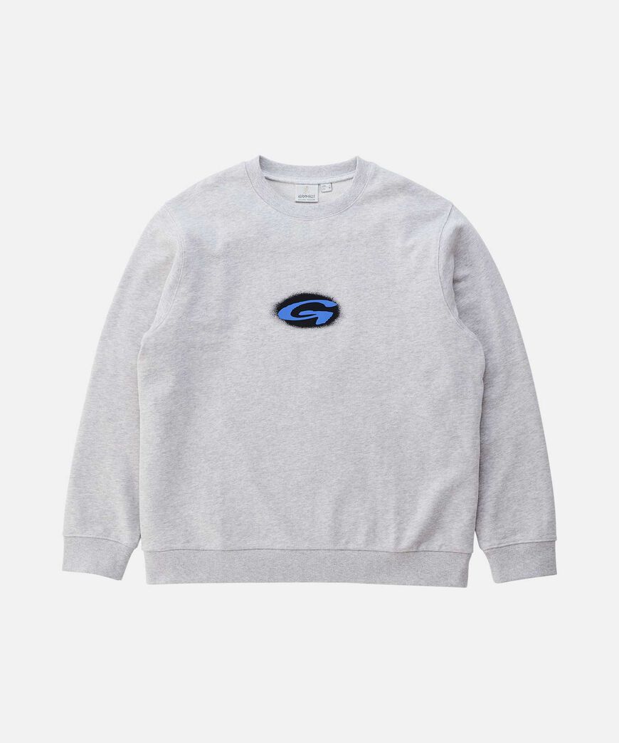 G-BLUR SWEATSHIRT,BLUE, large image number 0