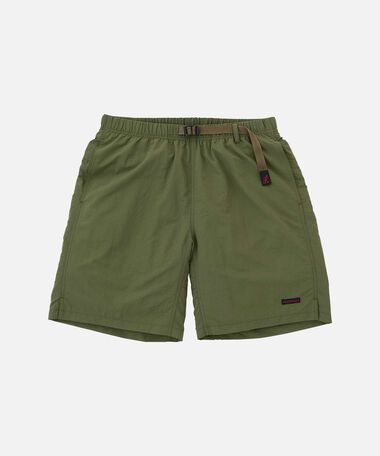 NYLON PACKABLE G-SHORT,OLIVE, medium