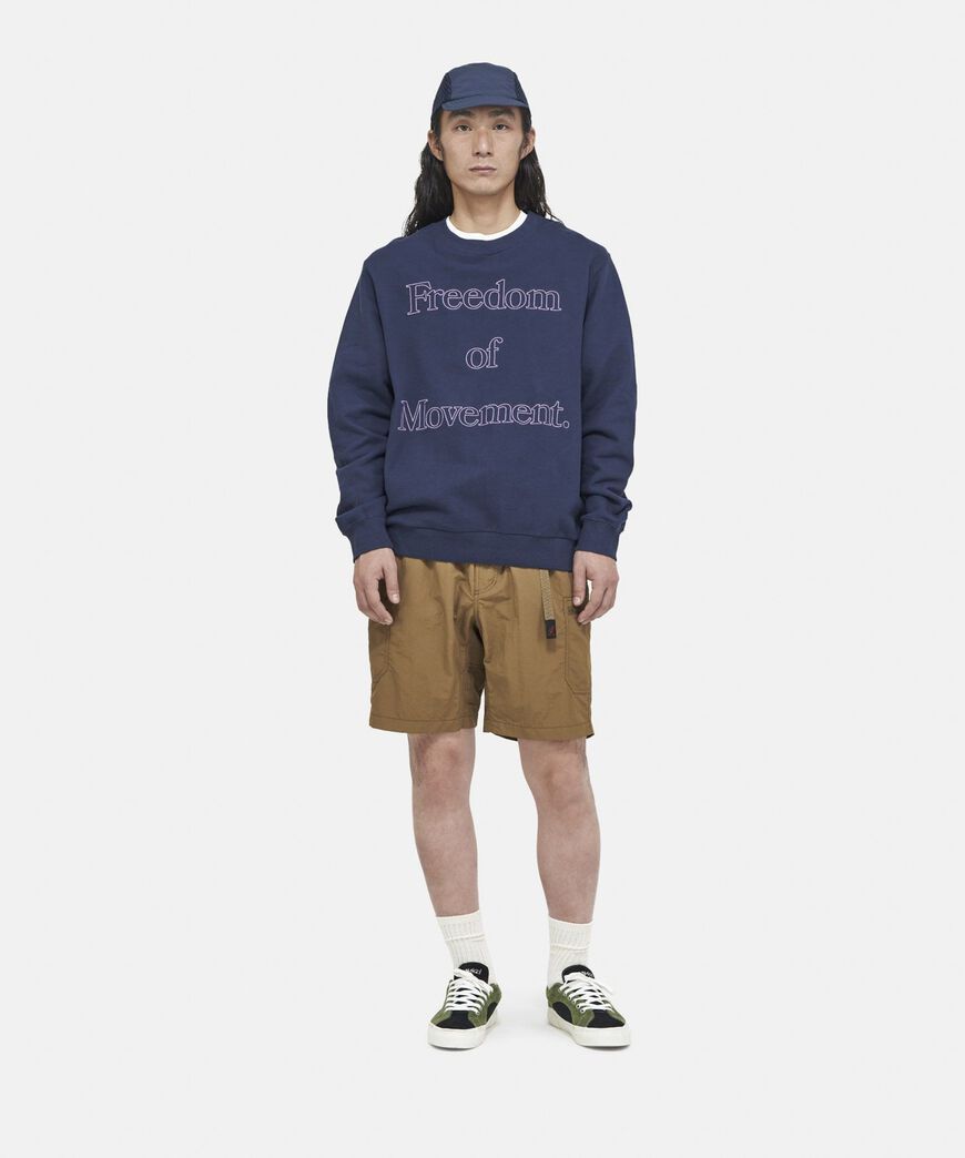 NYLON UTILITY SHORT,NAVY, large image number 2