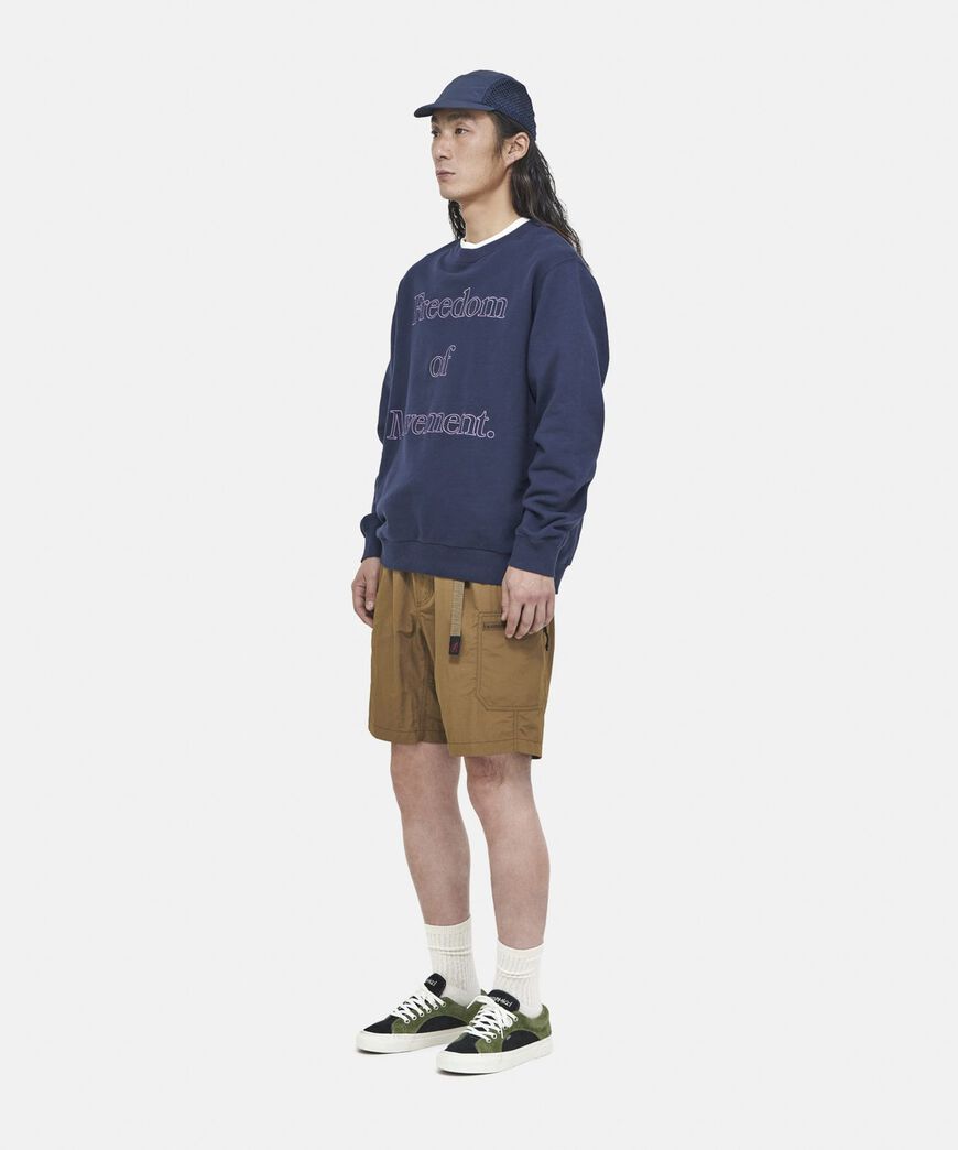 NYLON UTILITY SHORT,NAVY, large image number 3
