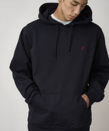 ONE POINT HOODED SWEATSHIRT,DARK NAVY, small image number 2