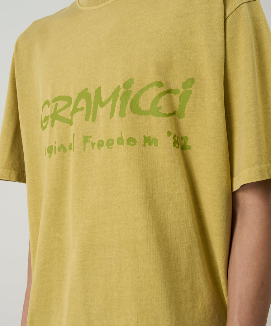 FREEDOM TEE PIGMENT DYED,SULPHUR PIGMENT, large image number 2