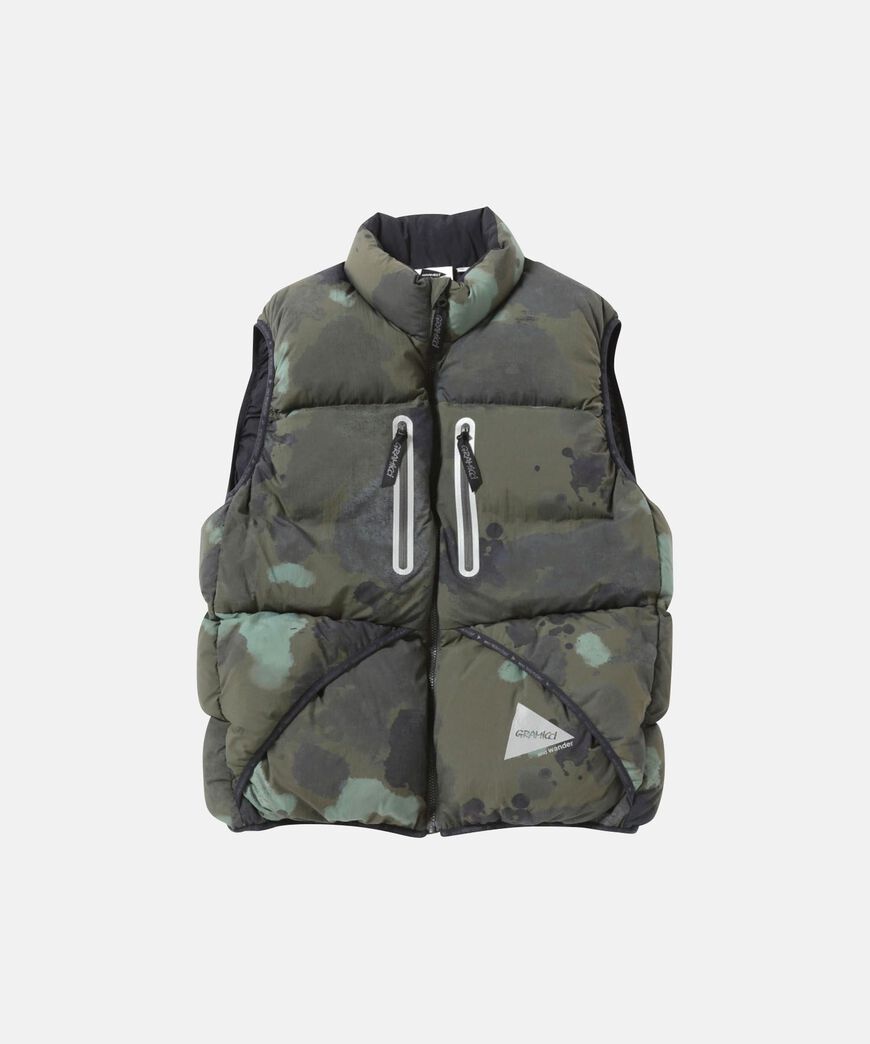 DOWN VEST,CAMO, large image number 0