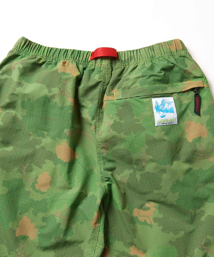 NYLON PACKABLE G-SHORT CAMO LEAF,CAMO LEAF, large image number 8