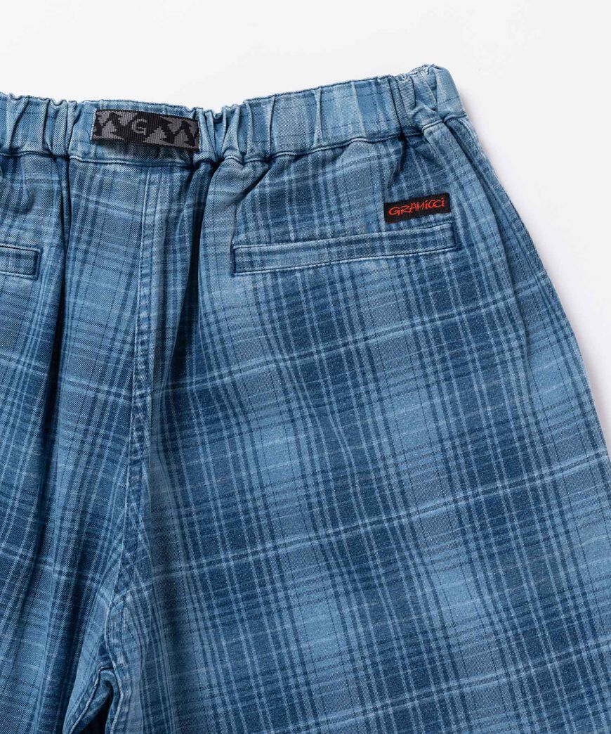LAGOON SHORT DENIM PLAID,INDIGO CHECKERED PLAID, large image number 10