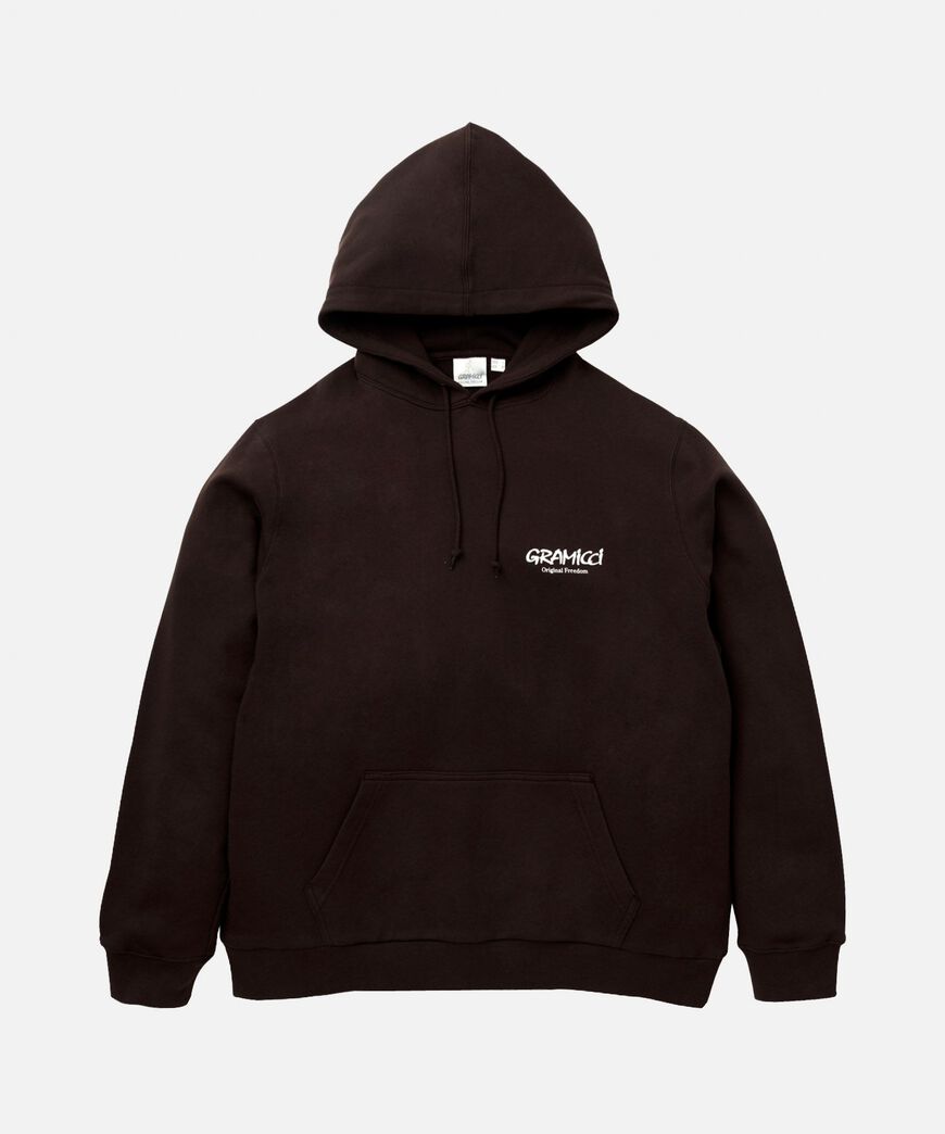 ORIGINAL FREEDOM HOODED SWEATSHIRT,DARK BROWN, large image number 0