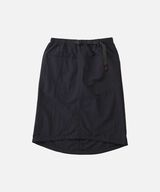 NYLON PACKABLE MIDI SKIRT,BLACK, small image number 0