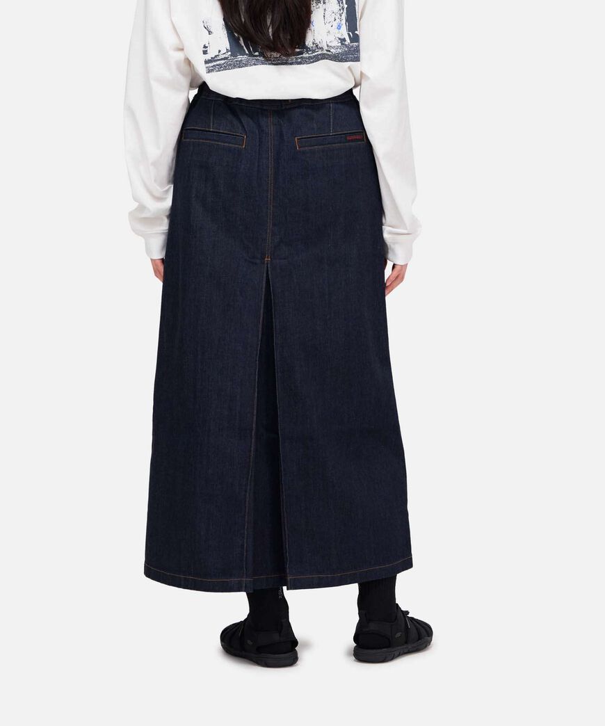 JAPANESE DENIM SKIRT,INDIGO, large image number 6