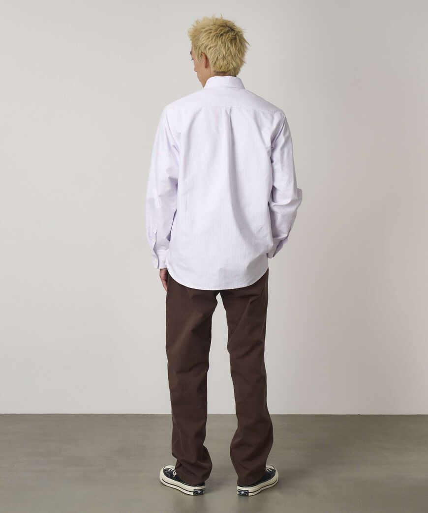 OXFORD BUTTON DOWN STANCE SHIRT,IRIS STRIPE, large image number 4