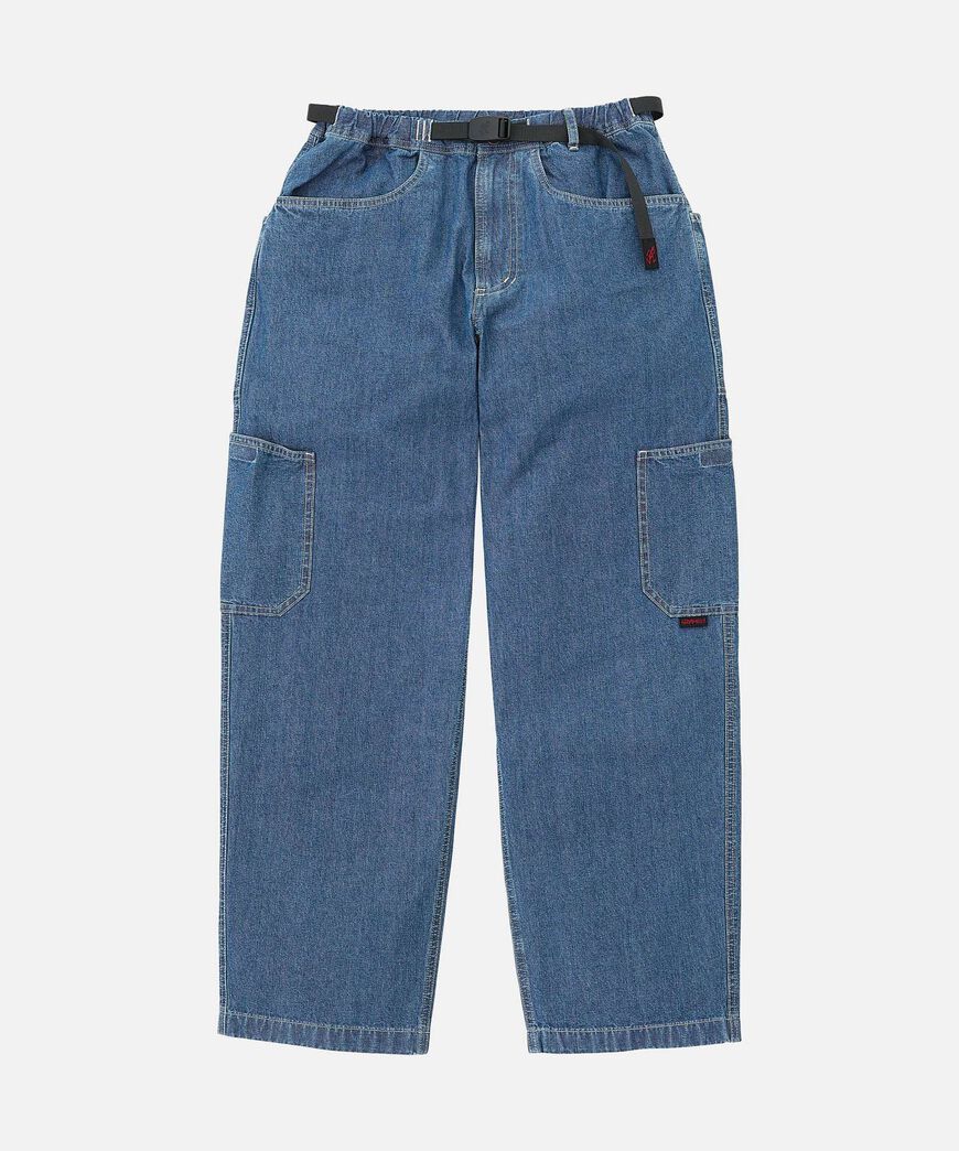 JAPANESE CHAMBRAY ROCK SLIDE PANT,BLUE, large image number 0