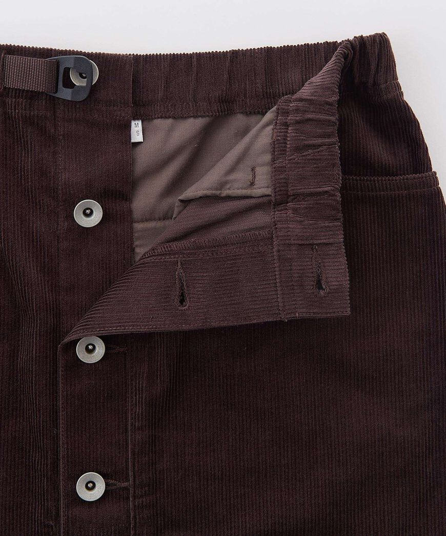 BUTTONED DOWN MIDI SKIRT,CAMEL, large image number 6