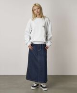 SUTTER DENIM SKIRT,RINSED INDIGO, small image number 1