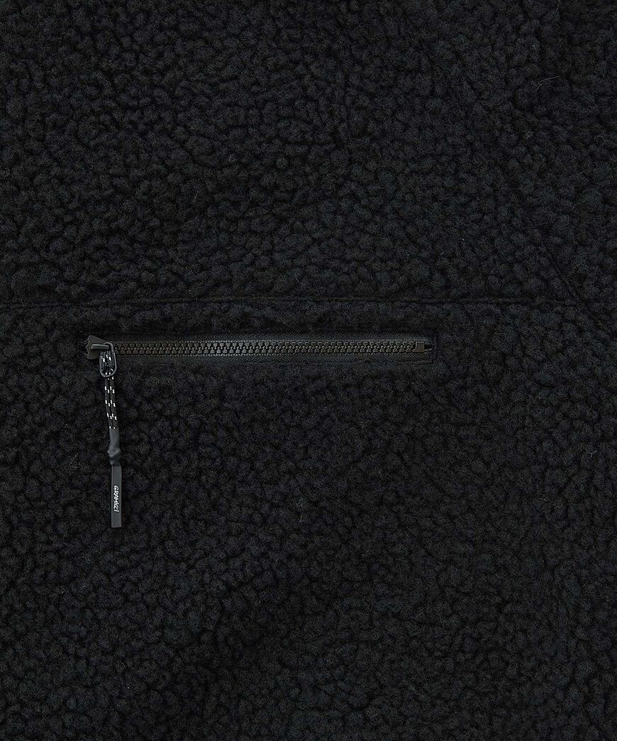 REVERSIBLE SHERPA JACKET,NATURAL / CHARTREUSE, large image number 6