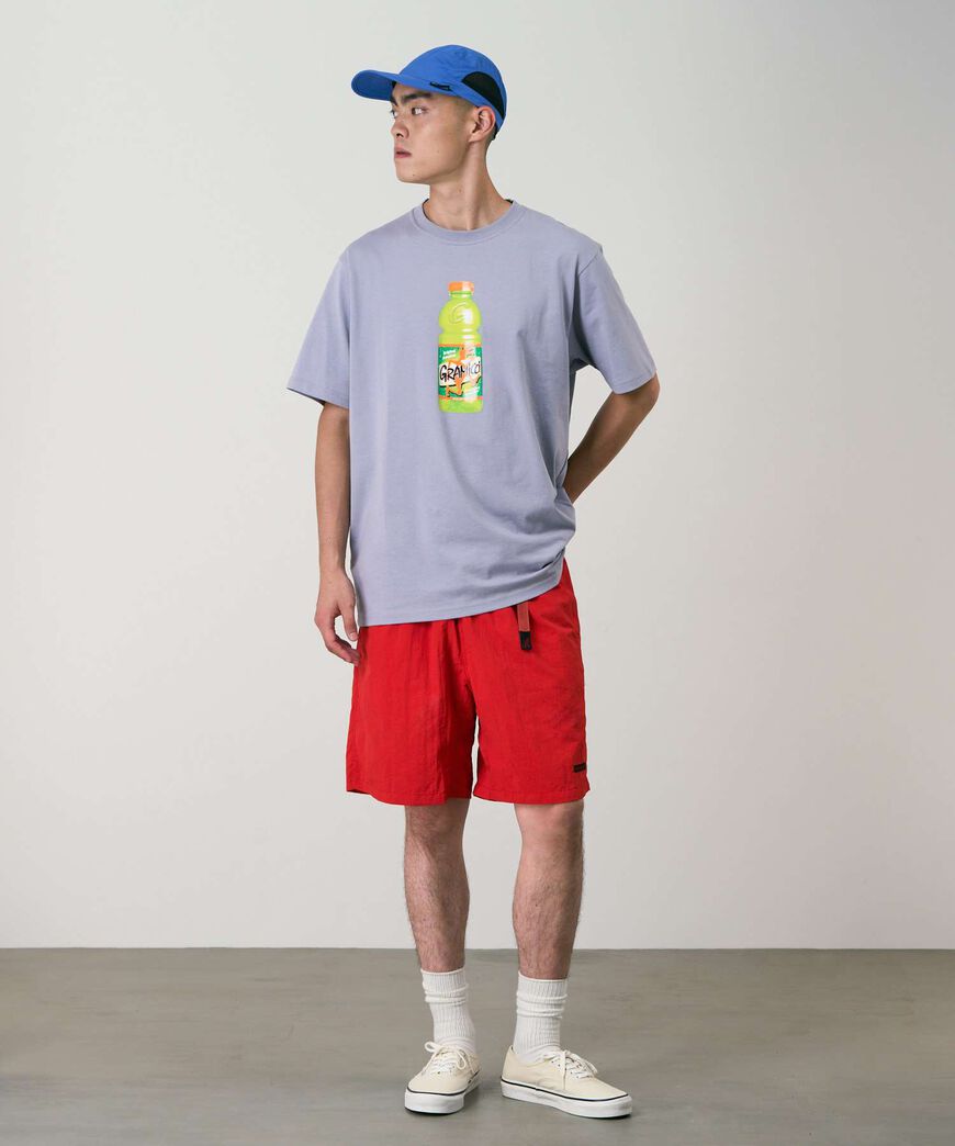 NYLON PACKABLE G-SHORT,BURNT ORANGE, large image number 1