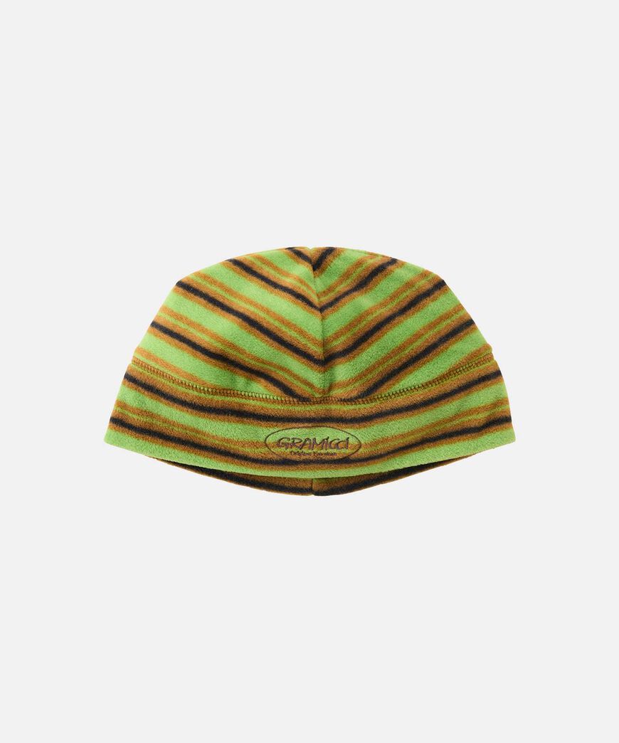 THERMAL FLEECE BEANIE,CHARTREUSE STRIPE, large image number 0