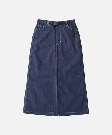 SUTTER DENIM SKIRT,RINSED INDIGO, medium