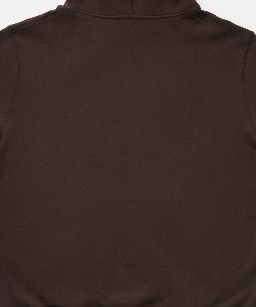ONE POINT HOODED SWEATSHIRT,DARK BROWN, large image number 9