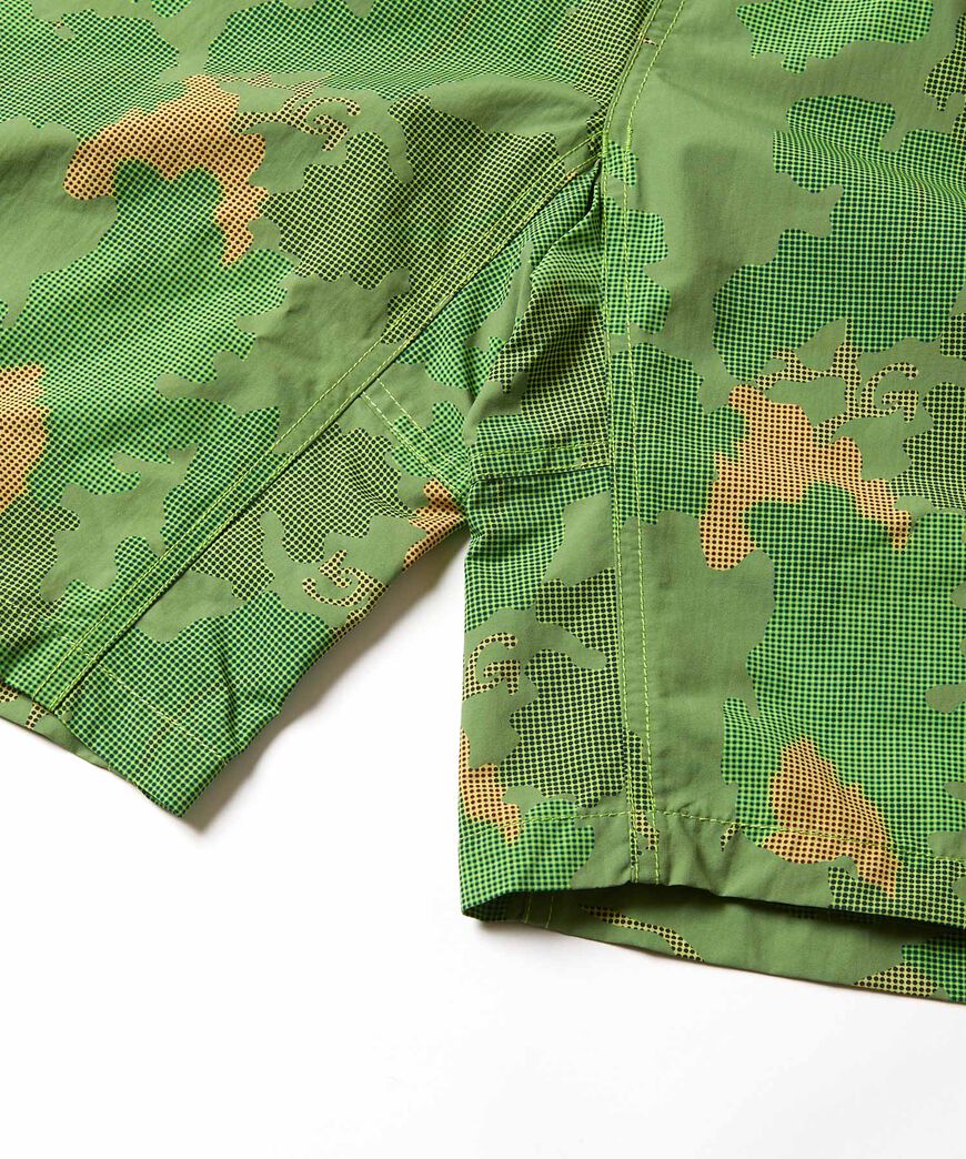 NYLON PACKABLE G-SHORT CAMO LEAF,CAMO LEAF, large image number 9