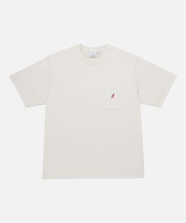 ONE POINT TEE PIGMENT DYED,NATURAL PIGMENT, medium
