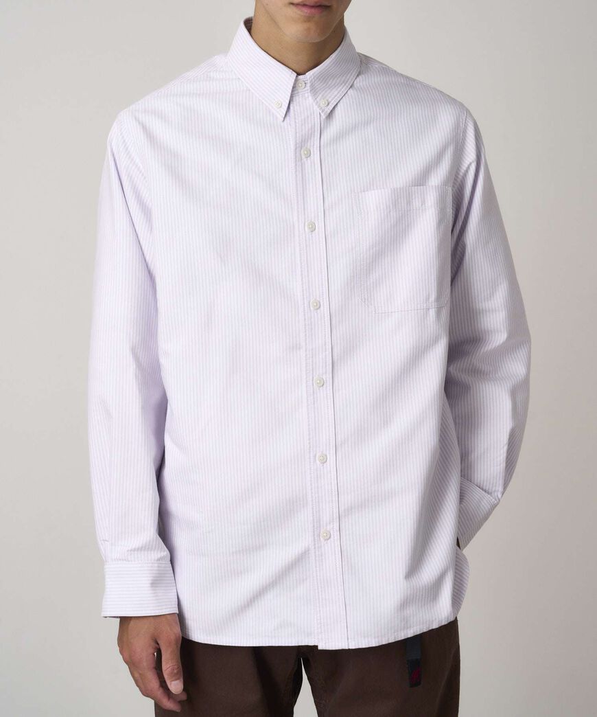 OXFORD BUTTON DOWN STANCE SHIRT,IRIS STRIPE, large image number 5