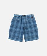 LAGOON SHORT DENIM PLAID,INDIGO CHECKERED PLAID, small image number 1