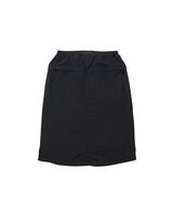 NYLON PACKABLE MIDI SKIRT,BLACK, small image number 1