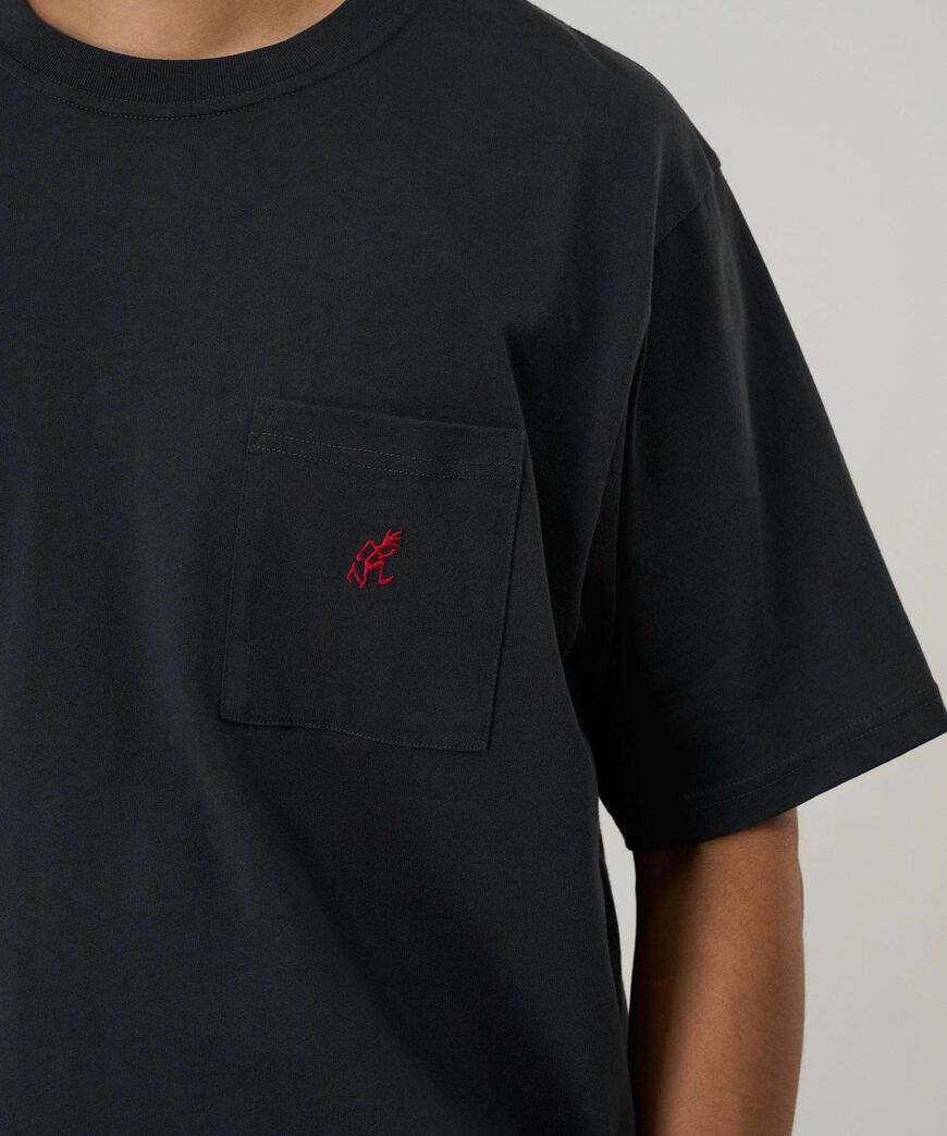 ONE POINT TEE,VINTAGE BLACK, large image number 2