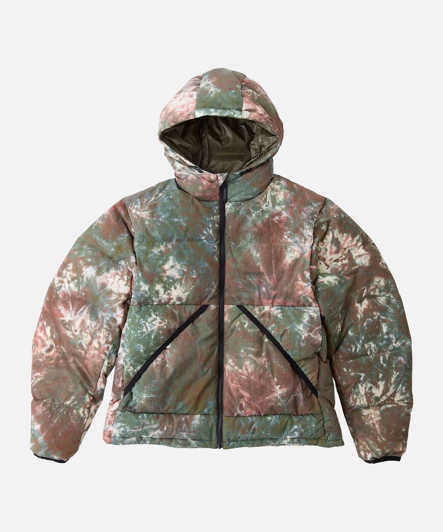 DOWN PUFFER HOODED JACKET,TIE DYE, large image number 0