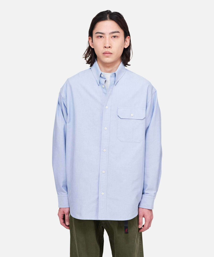 OXFORD STANCE SHIRT,SKY BLUE, large image number 5
