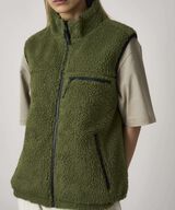 REVERSIBLE SHERPA VEST,OLIVE / DUSTY NAVY, small image number 3