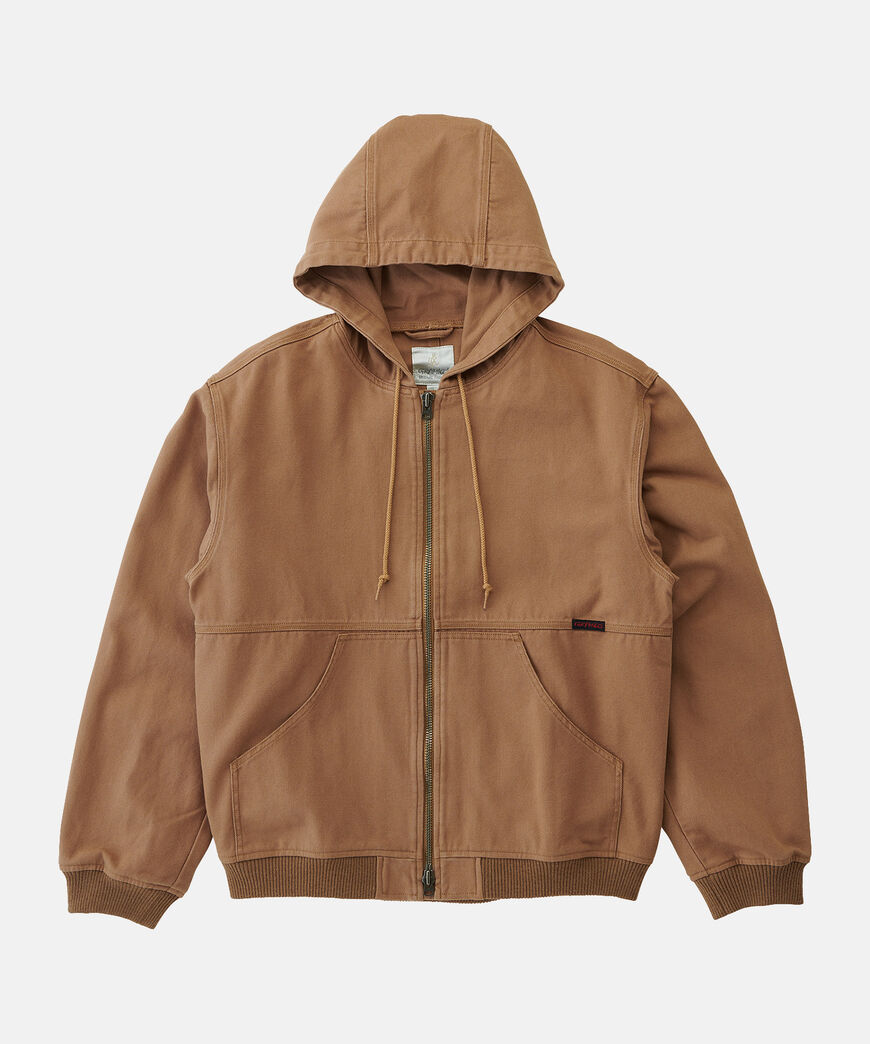 EL CAP CANVAS HOODED JACKET,WALNUT, large image number 0