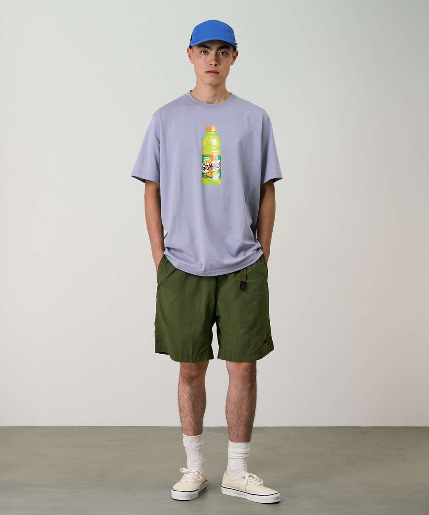 NYLON PACKABLE G-SHORT,OLIVE, large image number 1