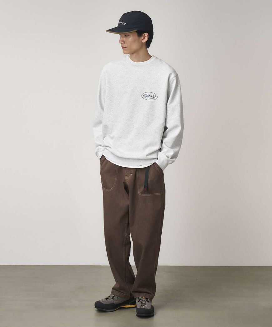 JAPANESE SLUB DENIM PANT,AMBER, large image number 3