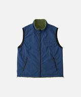 REVERSIBLE SHERPA VEST,OLIVE / DUSTY NAVY, small image number 1