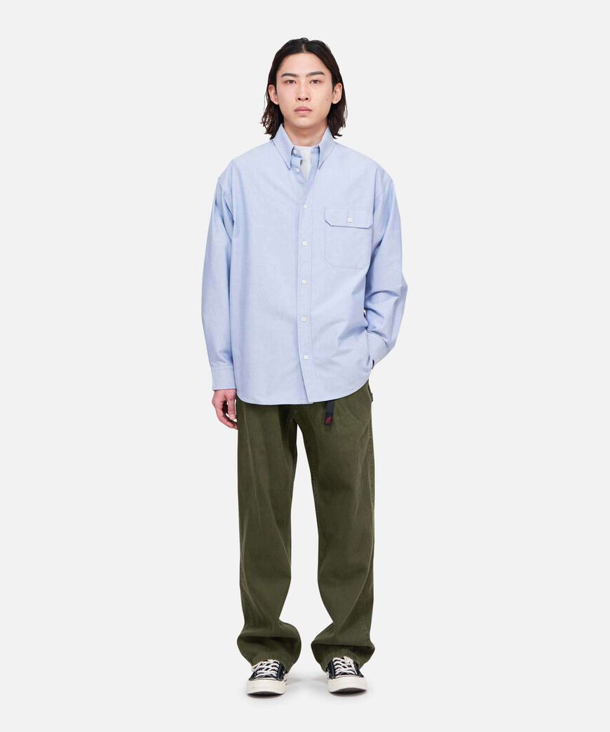 OXFORD STANCE SHIRT,SKY BLUE, large image number 2