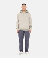 ONE POINT HOODED SWEATSHIRT,DARK BROWN, small image number 7