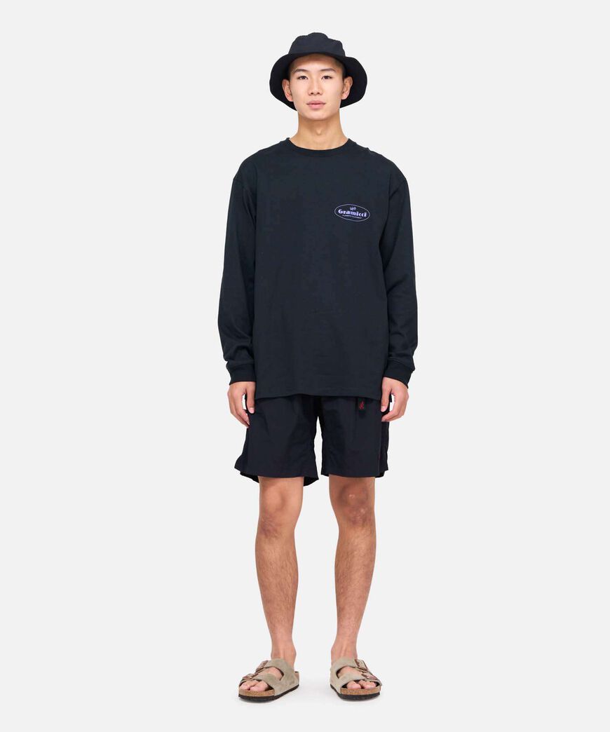 NYLON PACKABLE G-SHORT,BLACK, large image number 1