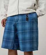 LAGOON SHORT DENIM PLAID,INDIGO CHECKERED PLAID, small image number 7
