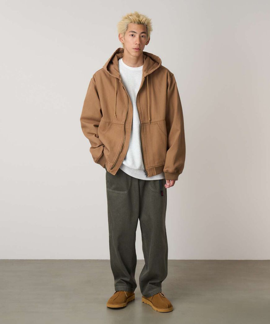 EL CAP CANVAS HOODED JACKET,WALNUT, large image number 1