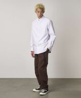 OXFORD BUTTON DOWN STANCE SHIRT,IRIS STRIPE, small image number 3