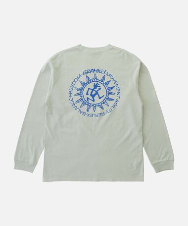 SUN L/S TEE,NATURAL PIGMENT, medium