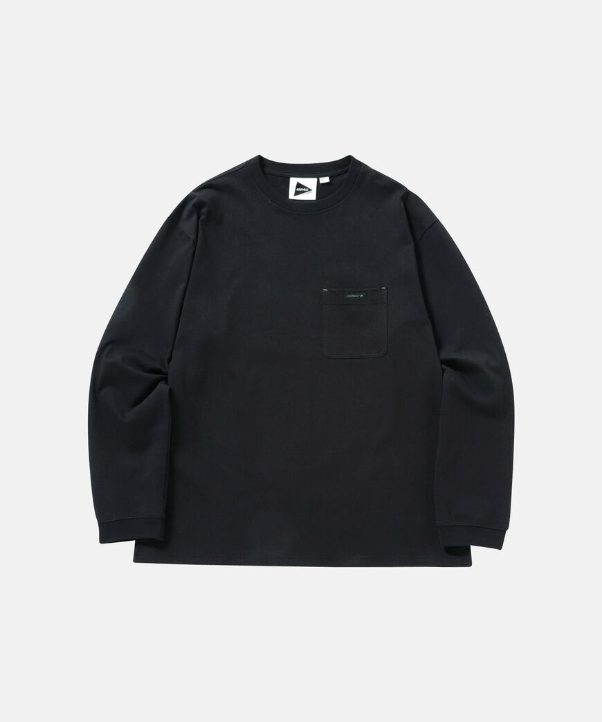 BACKPRINT L/S TEE,BLACK, large image number 0