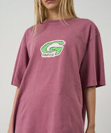 G-SCRIBBLE TEE PIGMENT DYED,RED PIGMENT, small image number 2